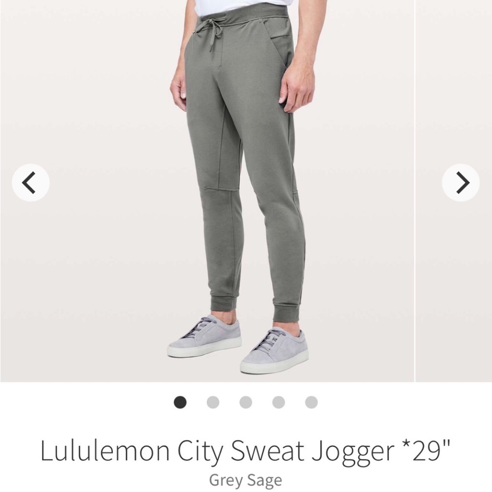 Lululemon‎ City Sweat Jogger 29” size small grey sage